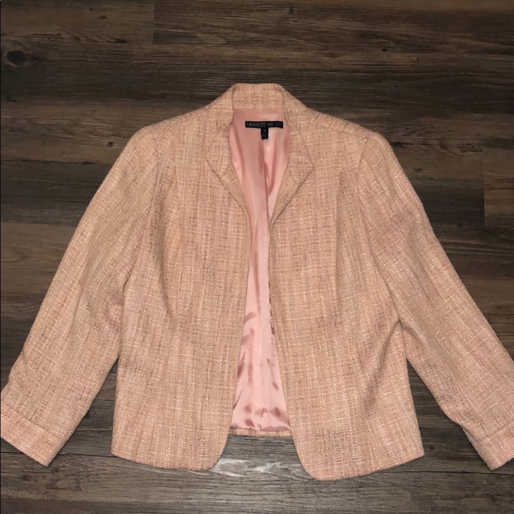 Lafayette 148 Pink Blazer